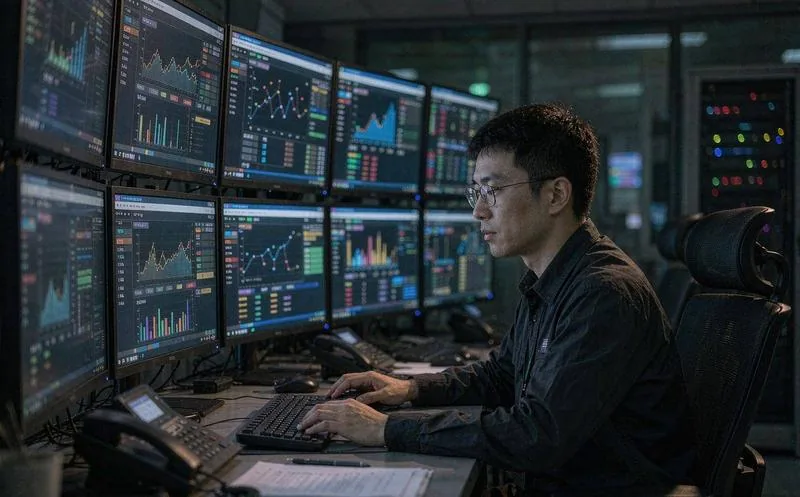 中国企业数据治理人员在系统里核对主数据编码与质量规则