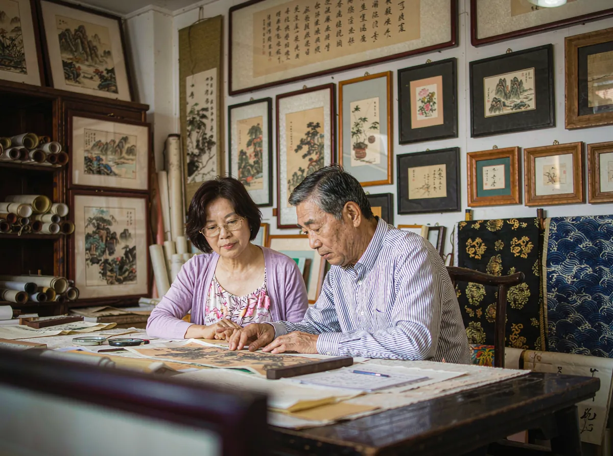 书画装裱与艺术品修复管理系统真实应用场景