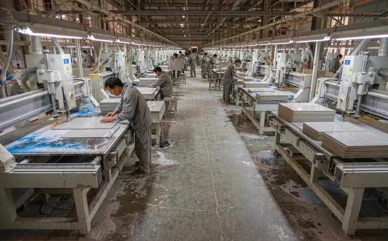 陶瓷建材经销与加工配送系统一线作业实景
