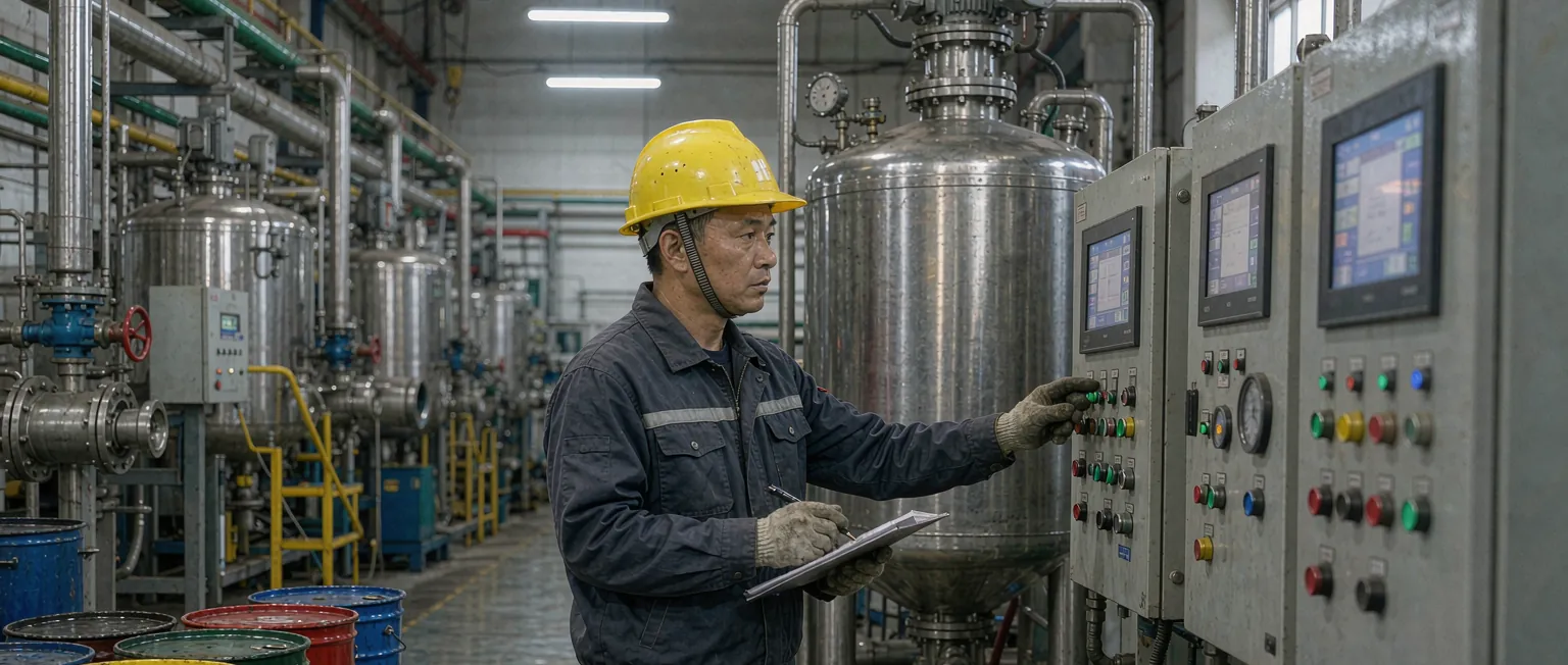 涂料与油墨生产管理系统一线作业实景