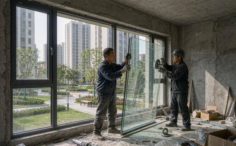 定制门窗量尺下单与安装管理系统一线作业实景