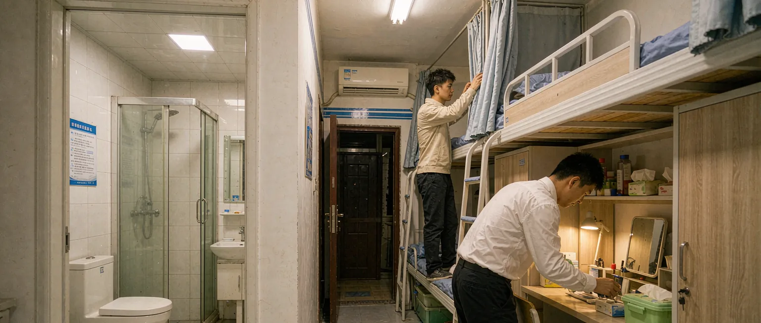 企业宿舍与员工住宿后勤管理系统一线作业实景