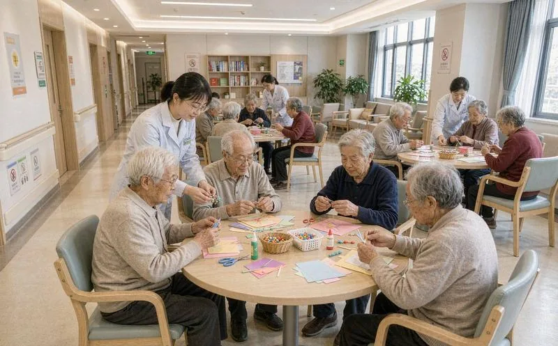 养老机构管理系统一线作业实景