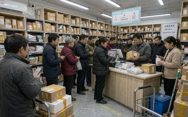 快递驿站管理系统一线作业实景