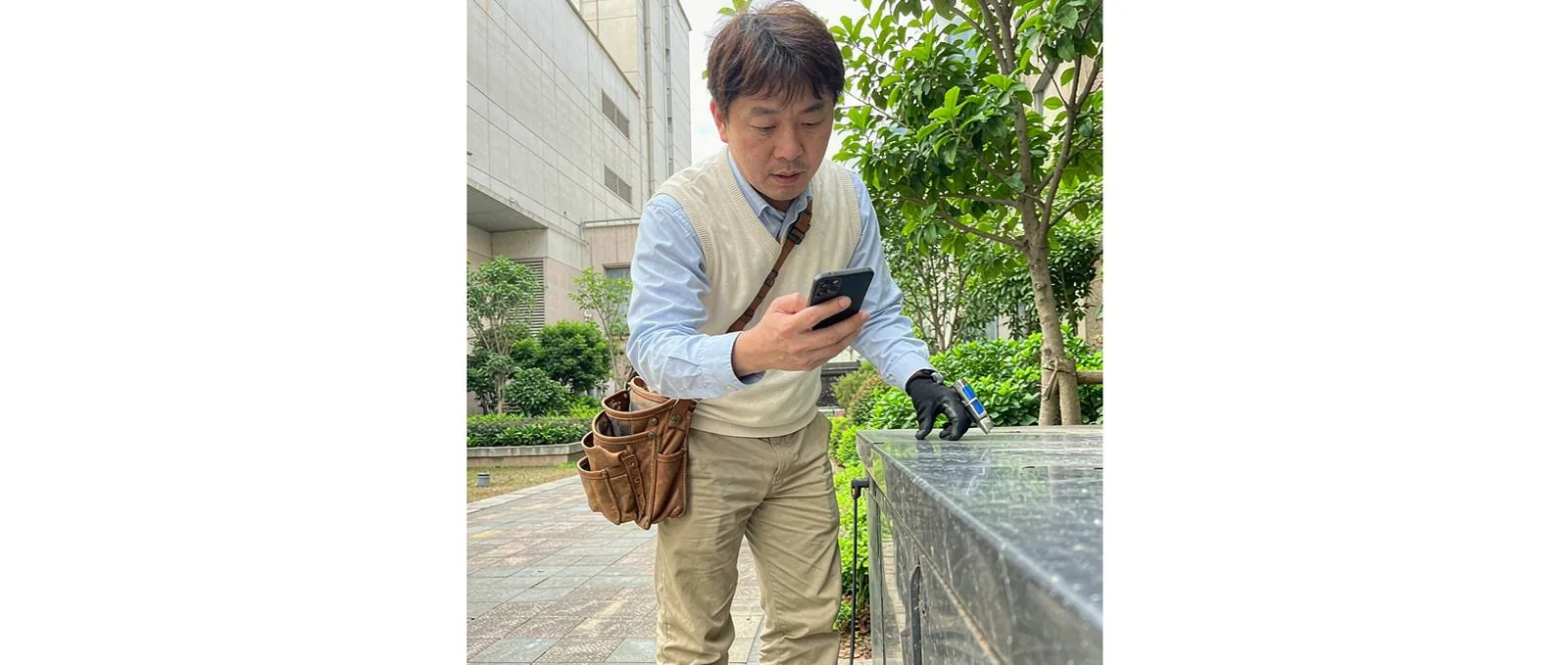 外勤巡检管理系统一线作业实景