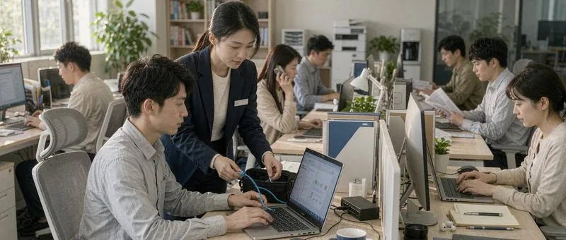 IT服务管理系统一线作业实景
