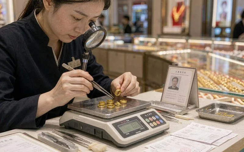珠宝门店管理系统一线作业实景