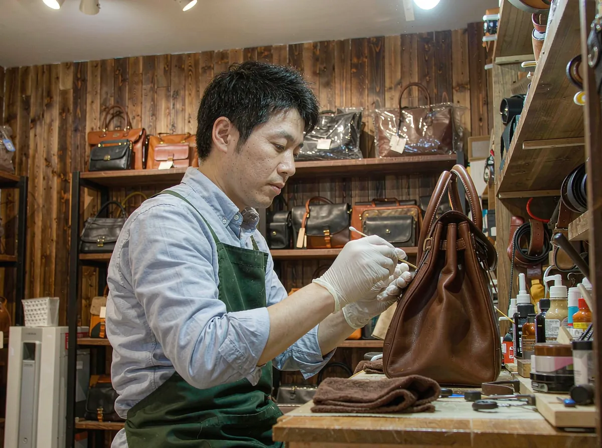 奢侈品皮具护理收件与工序管理系统真实应用场景