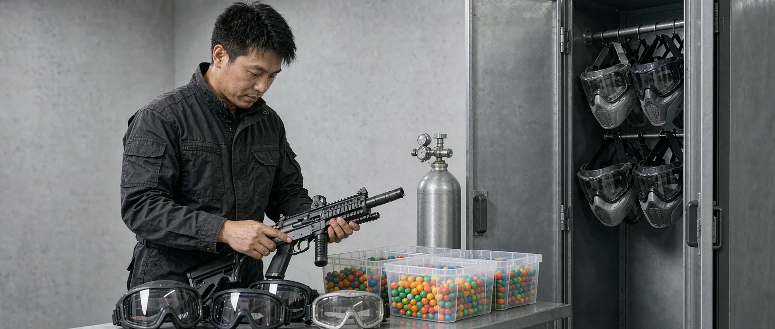 真人CS与彩弹俱乐部运营管理系统一线作业实景