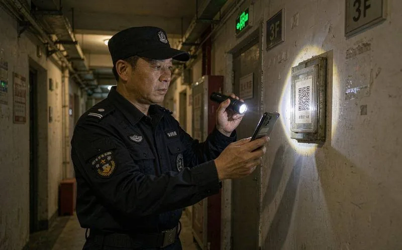 安保巡检管理系统一线作业实景