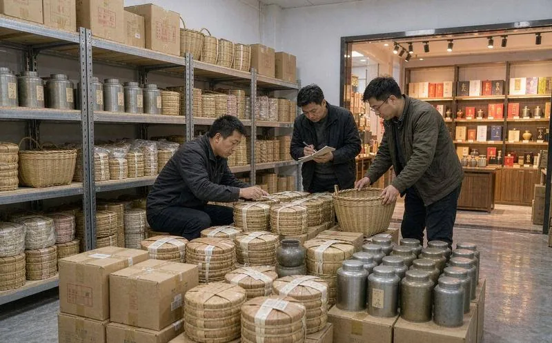 茶叶连锁门店管理系统一线作业实景