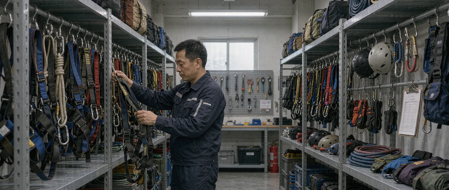 拓展培训基地场次与装备管理系统一线作业实景