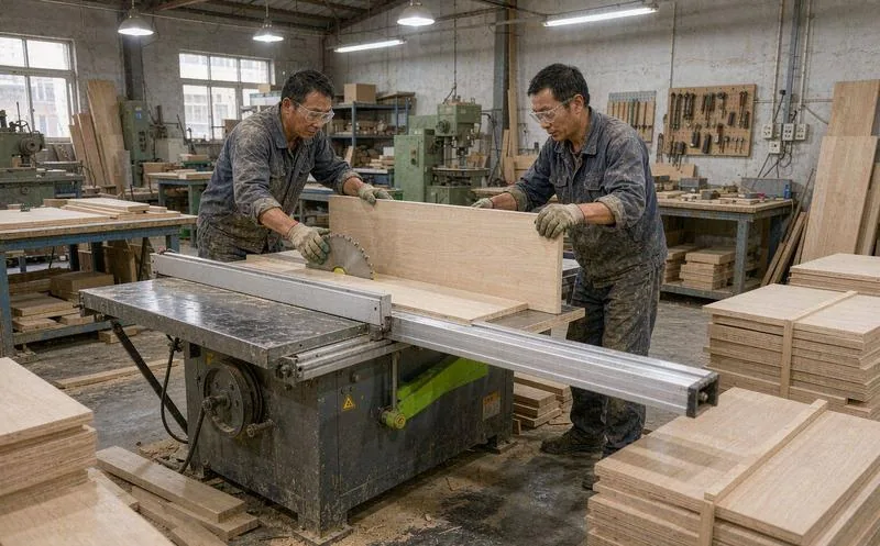 木材板材经销与加工配送系统一线作业实景