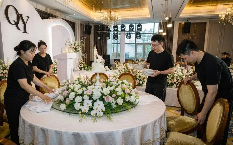 婚庆策划管理系统一线作业实景